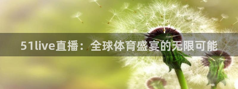 51live直播：全球体育盛宴的无限可能